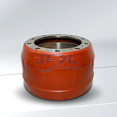 रियर ब्रेक ड्रम DZ9112340006 ट्रक शाकमैन F3000 डोफेंग ऑमान ट्रक के लिए ट्रक चेसिस पार्ट्स